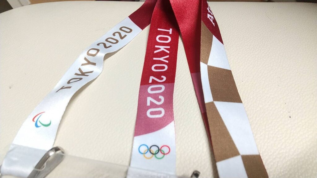 東京オリンピック2020ボランティアのユニフォーム受領＠東京会場